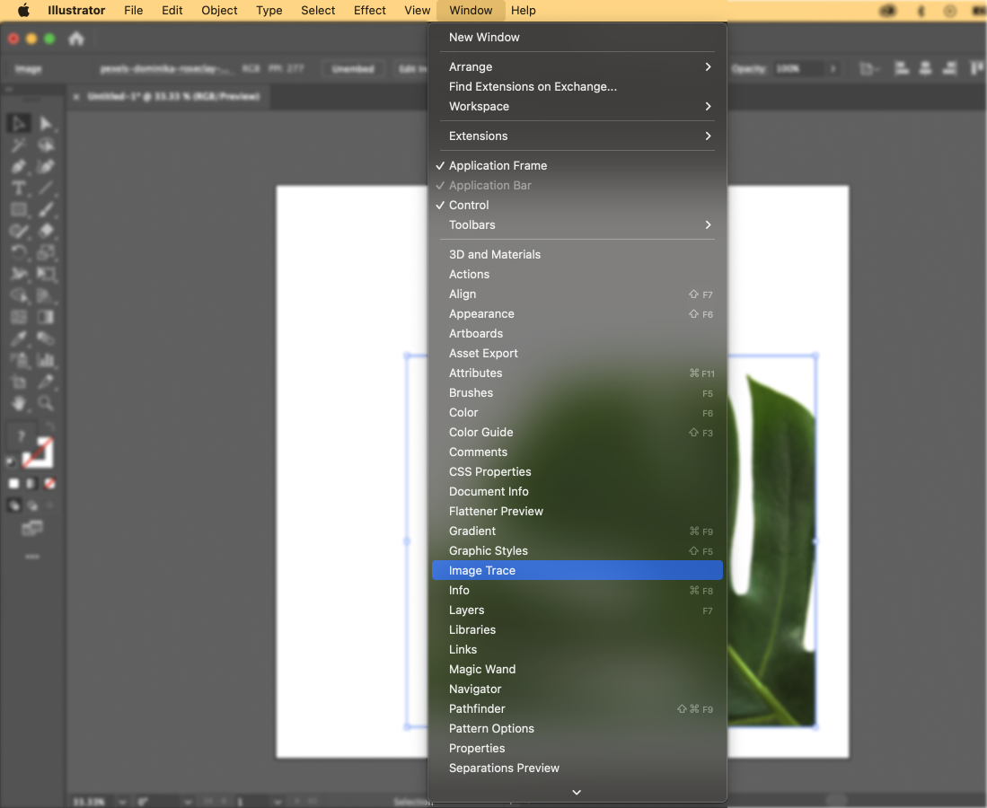 Vectorize In Illustrator with Image Trace Feature RSD News